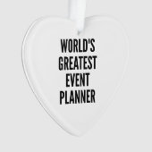 Wereldwijde belangrijkste gebeurtenissenplanner ornament (voorkant)