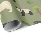 Wereldwijde Beren Cadeaupapier (Rol Hoek)