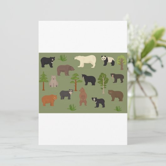 Wereldwijde Beren Kaart (Staand voorkant)