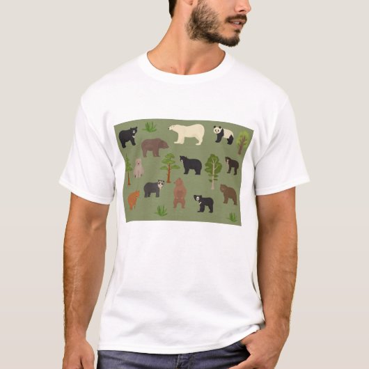 Wereldwijde Beren T-shirt (Voorkant)