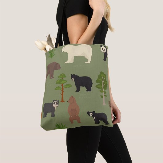 Wereldwijde Beren Tote Bag