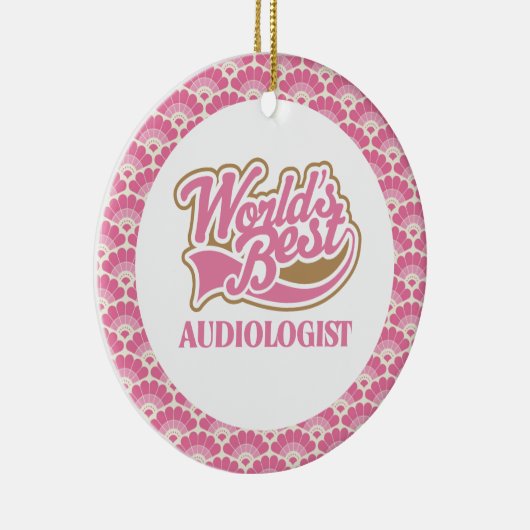 Wereldwijde beste audioloog Gift Ornament (Rechts)
