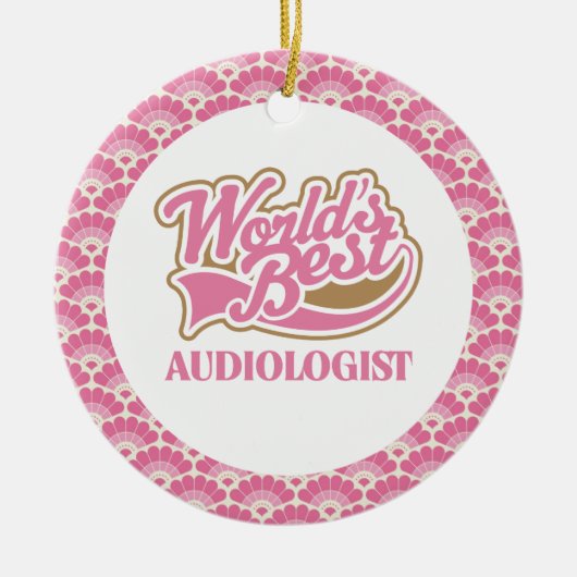 Wereldwijde beste audioloog Gift Ornament (Voorkant)