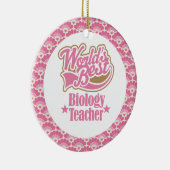 Wereldwijde beste biologie-leraar Gift Ornament (Rechts)