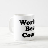 Wereldwijde Beste coach Koffiemok (Voorkant links)