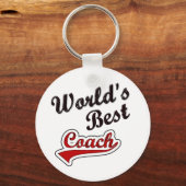 Wereldwijde Beste coach Sleutelhanger (Voorkant)