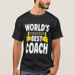 Wereldwijde Beste coach Titel Werkgelegenheid T-shirt