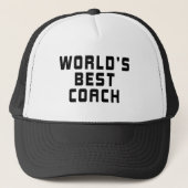 Wereldwijde Beste coach Trucker Pet (Voorkant)