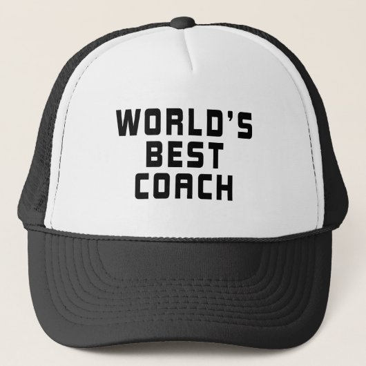 Wereldwijde Beste coach Trucker Pet (Voorkant)