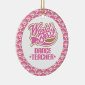 Wereldwijde beste dansdocent Gift Ornament (Rechts)