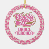 Wereldwijde beste dansdocent Gift Ornament (Voorkant)