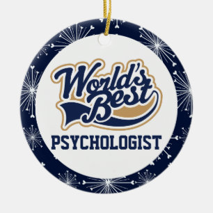 Wereldwijde beste psycholoog Gift Keramisch Ornament
