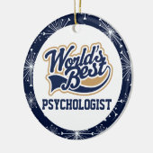 Wereldwijde beste psycholoog Gift Keramisch Ornament (Links)