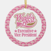 Wereldwijde beste vice-President Keramisch Ornament (Voorkant)