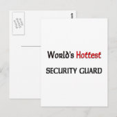 Wereldwijde beveiligingsafdeling briefkaart (Voorkant / Achterkant)