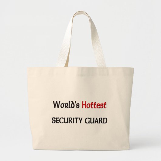 Wereldwijde beveiligingsafdeling grote tote bag (Voorkant)