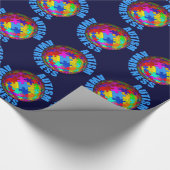 Wereldwijde bewustwording van autisme cadeaupapier (Hoek)