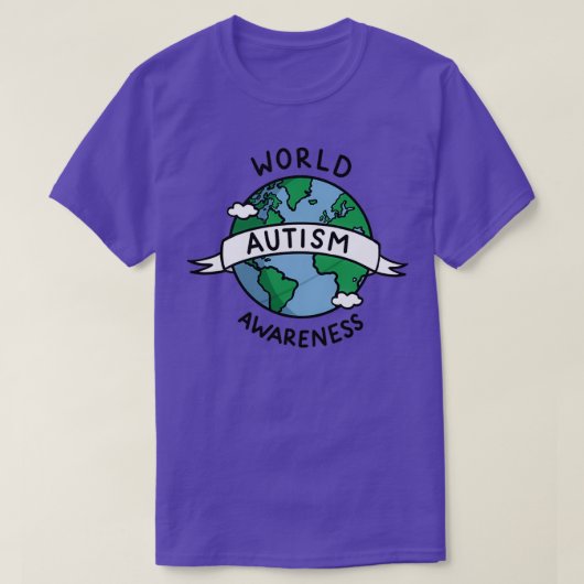 Wereldwijde bewustwording van autisme t-shirt (Design voorkant)
