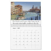 Wereldwijde bezienswaardigheden kalender (Mar 2027)