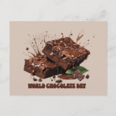 Wereldwijde chocoladedag briefkaart (Voorkant)