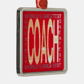 Wereldwijde coach metalen ornament (Rechts)