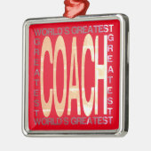 Wereldwijde coach metalen ornament (Links)