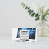 Wereldwijde computernetwerken | Technische onderst Visitekaartje (Staand voorkant)