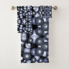 Wereldwijde concentrische cirkel orbitale Abstract Bad Handdoek