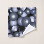 Wereldwijde concentrische cirkel orbitale Abstract Bad Handdoek (Wasdoekje)