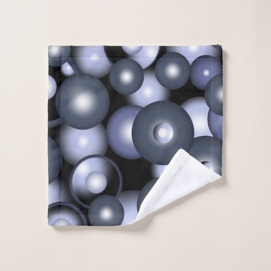 Wereldwijde concentrische cirkel orbitale Abstract Bad Handdoek (Wasdoekje)