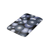 Wereldwijde concentrische cirkel orbitale Abstract Badmat (Gekanteld)