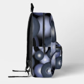 Wereldwijde concentrische cirkel orbitale Abstract Bedrukte Rugzak (Links)