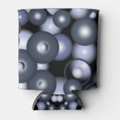 Wereldwijde concentrische cirkel orbitale Abstract Blikjeskoeler (Voorkant)