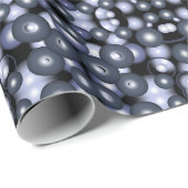 Wereldwijde concentrische cirkel orbitale Abstract Cadeaupapier (Rol Hoek)