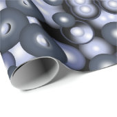 Wereldwijde concentrische cirkel orbitale Abstract Cadeaupapier (Rol Hoek)