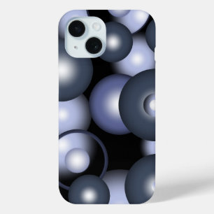 Wereldwijde concentrische cirkel orbitale Abstract iPhone 15 Case