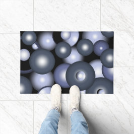 Wereldwijde concentrische cirkel orbitale Abstract Deurmat