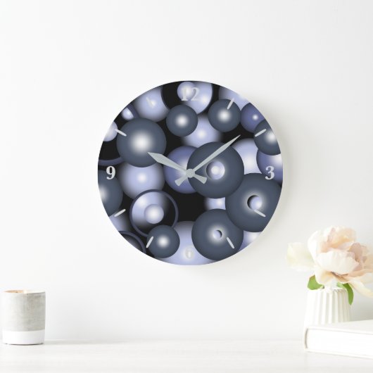 Wereldwijde concentrische cirkel orbitale Abstract Grote Klok (Huis)