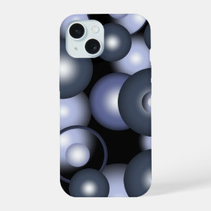 Wereldwijde concentrische cirkel orbitale Abstract iPhone 15 Case