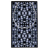 Wereldwijde concentrische cirkel orbitale Abstract Klein Cadeauzakje (Achterkant)