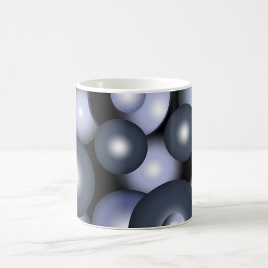 Wereldwijde concentrische cirkel orbitale Abstract Koffiemok (Center)