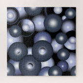 Wereldwijde concentrische cirkel orbitale Abstract Legpuzzel (Horizontaal)