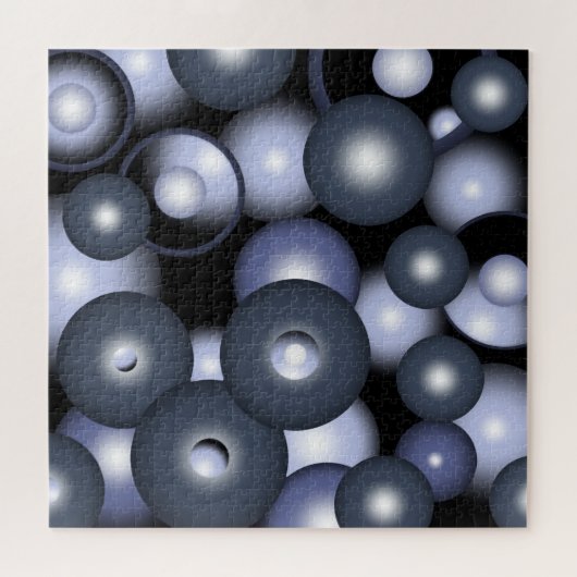 Wereldwijde concentrische cirkel orbitale Abstract Legpuzzel (Horizontaal)