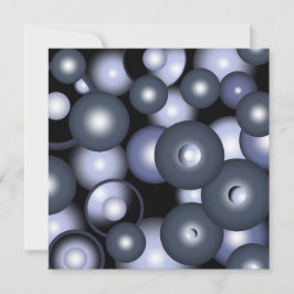 Wereldwijde concentrische cirkel orbitale Abstract Notitiekaartje