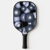 Wereldwijde concentrische cirkel orbitale Abstract Pickleball Paddle (Achterkant)