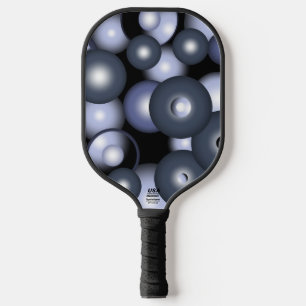 Wereldwijde concentrische cirkel orbitale Abstract Pickleball Paddle