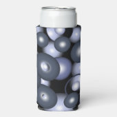 Wereldwijde concentrische cirkel orbitale Abstract Seltzer Blikjeskoeler (Seltzer Voorkant)