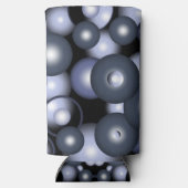 Wereldwijde concentrische cirkel orbitale Abstract Seltzer Blikjeskoeler (Achterkant)