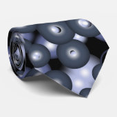 Wereldwijde concentrische cirkel orbitale Abstract Stropdas (Opgerold)