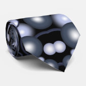 Wereldwijde concentrische cirkel orbitale Abstract Stropdas (Opgerold)